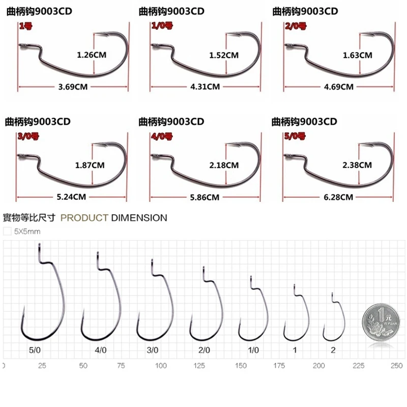 Черный червячный крючок рыболовные крючки с бородкой из высокоуглеродистой