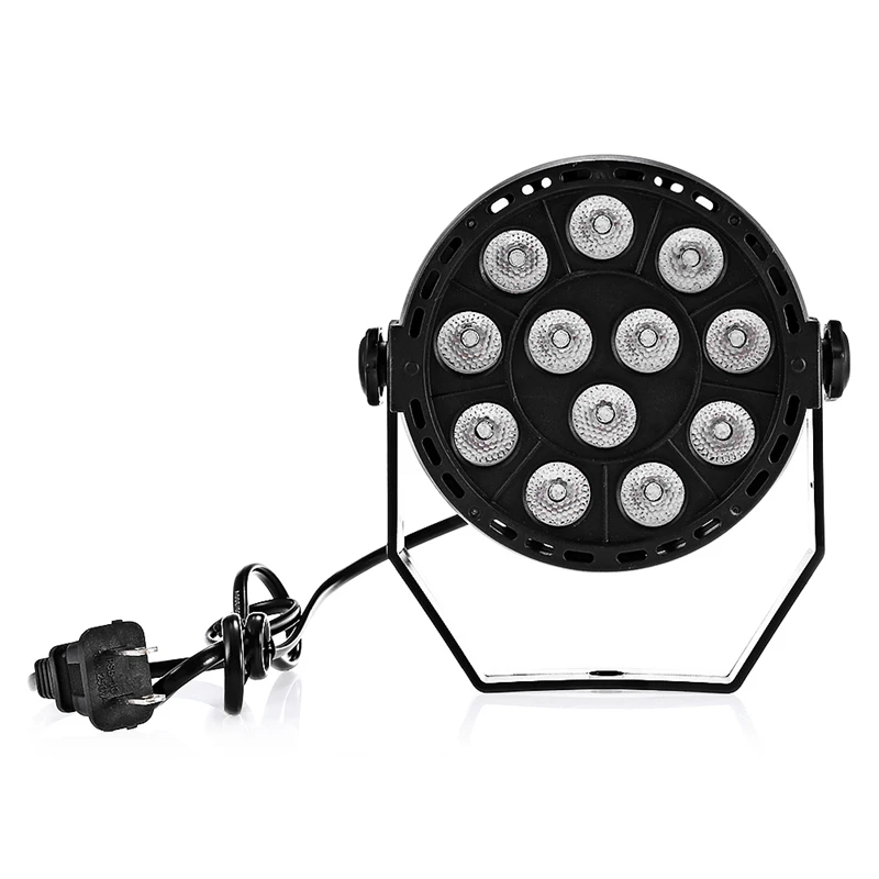Par Светильник 12 светодиодный RGB 3в1 18 Вт сценический светильник ing effect DMX 512 клубный
