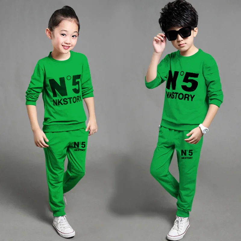 

Kids Sweatshirt Clothes for Boys Girl Outsuits Autum Winter Casual Sport Suits 2 4 6 8 10 Years Children Tracksuit Set