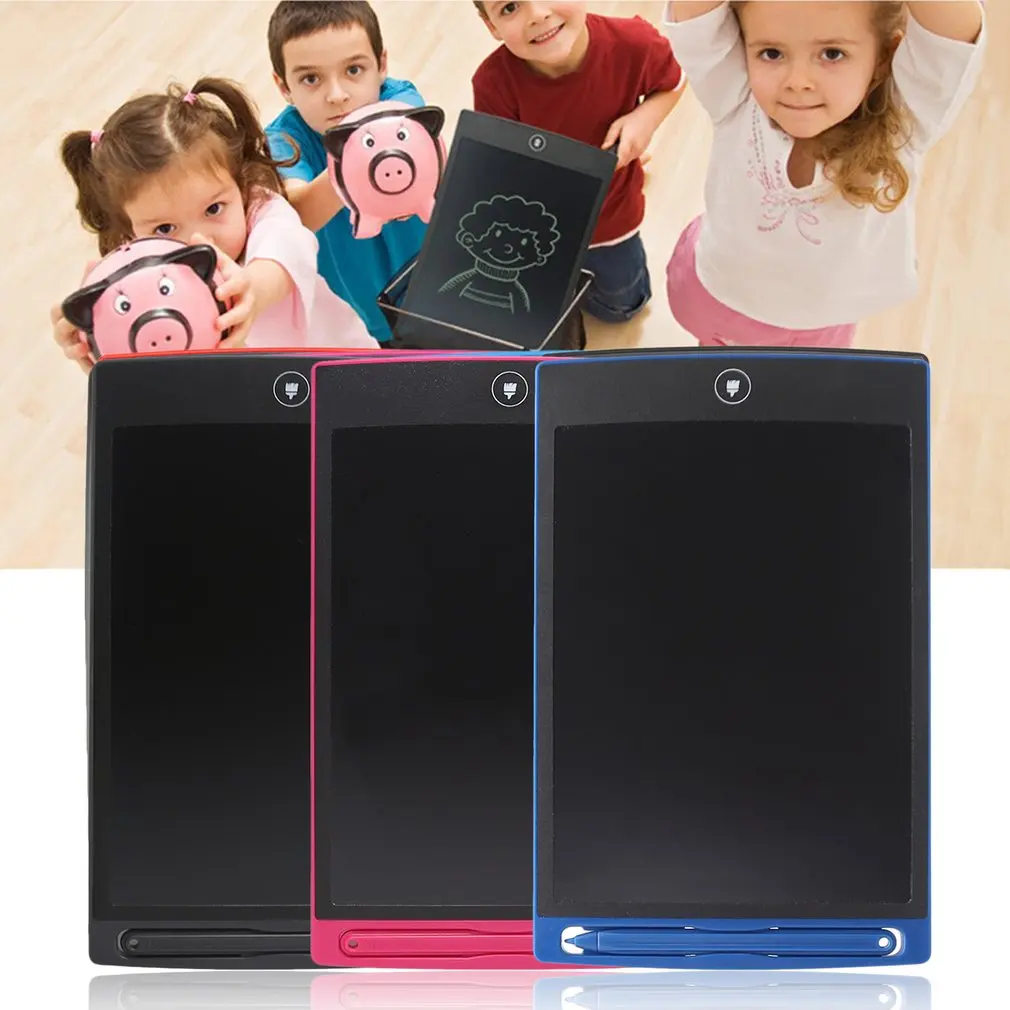 

12" LCD Writing Drawing Table Handwriting Bulletin Board Paperless Rewritable Tablet Electronic Notepad For Business Office
