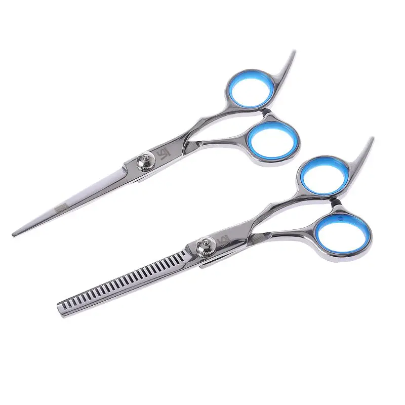 

1 1 Set Professional Barber Hair Scissors Flat Scissors Thin Hair Cut Styling Tool Hairdressing Tool Set Beauty Salon Cutting