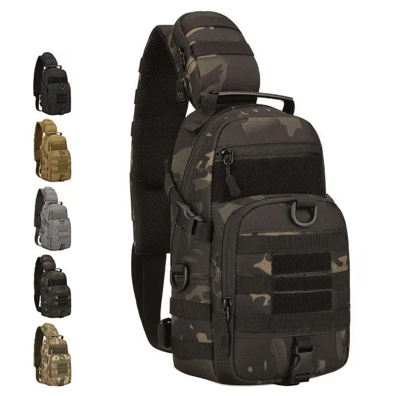 Новая тактическая сумка через плечо армейская военная Слинг Molle мужская