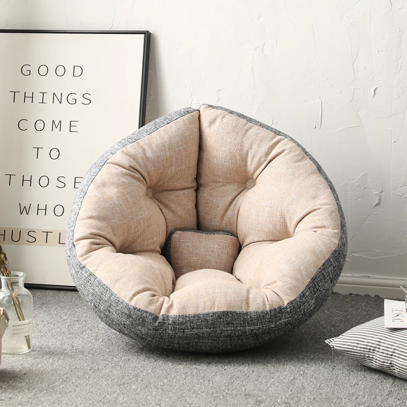 

Soft fluffy sofa lazy bean bag chair kids camping party cushion stool game fluffy Ottoman Kama bedroom tatami floor cushion
