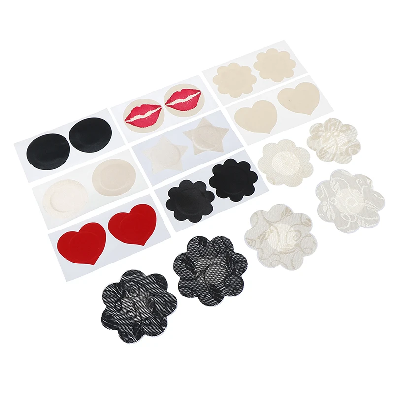 

5 Pairs Disposable Women Nipple Covers Breast Petals Sexy Bra Chest Stickers Soft Adhesivo Bra Nipple Cover Accessories