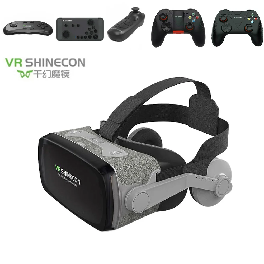 2019 новейшие очки виртуальной реальности 3D shinecon VR гарнитура шлем для смартфона