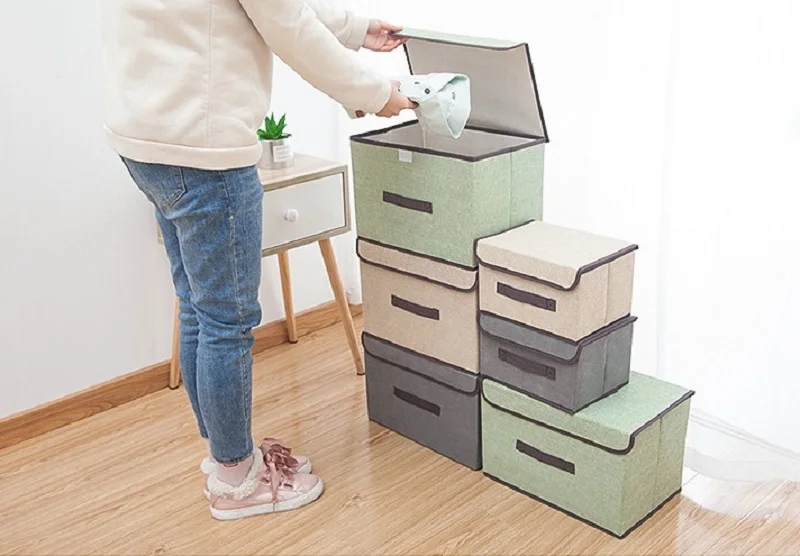 Складная коробка для хранения LOAAO домашняя органайзер ящики бюстгальтер нижнее