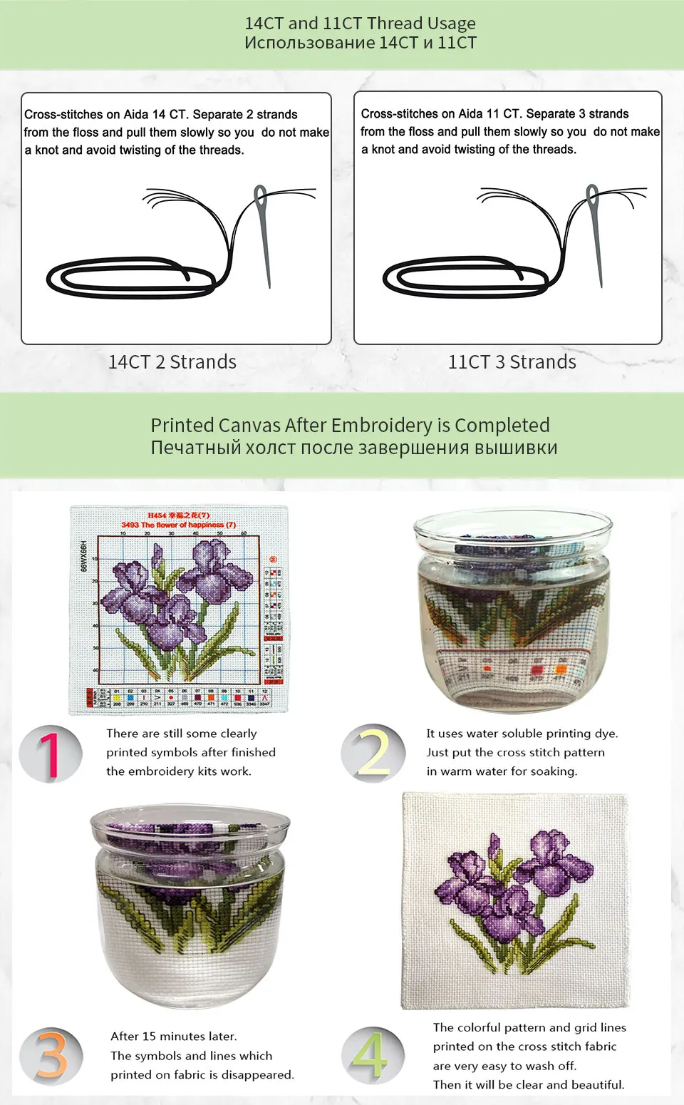 Joy Sunday вышитые крестом картины Волшебный Единорог хлопок нить ткань DMC 14CT 11CT украшения дома ремесла