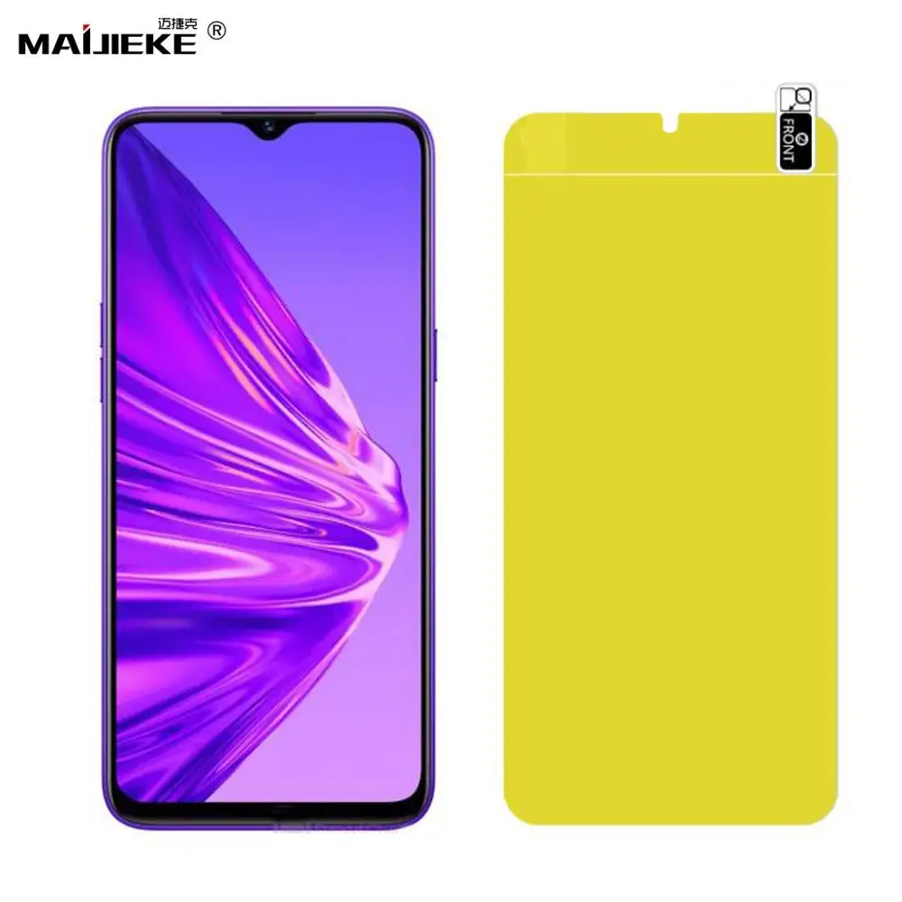 Мягкая Гидрогелевая пленка с полным покрытием 9D для OPPO Realme 5s 5 s Защитная экрана не