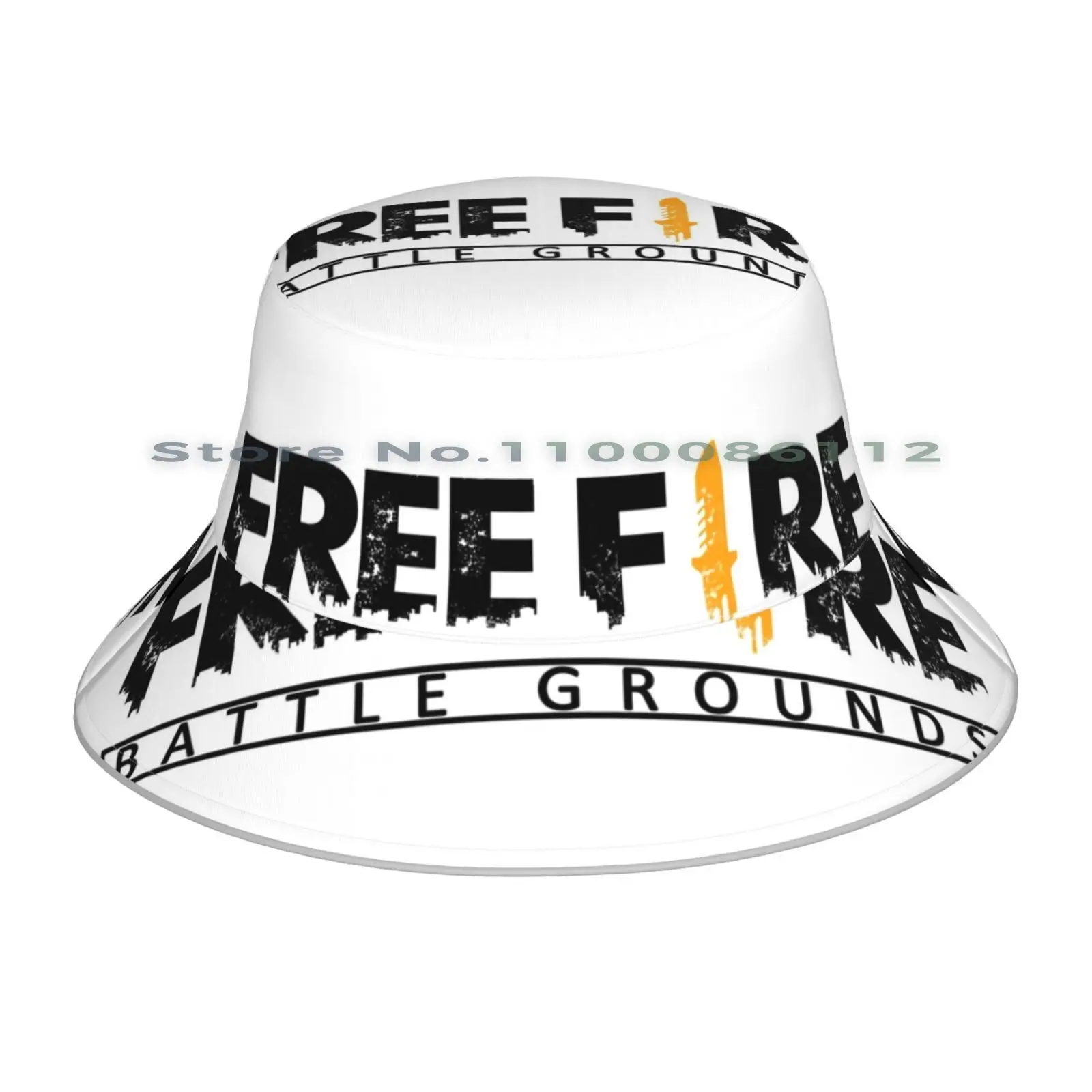 Футболка с бесплатным ожогом Панама Солнцезащитная шапка бесплатный огонь игры