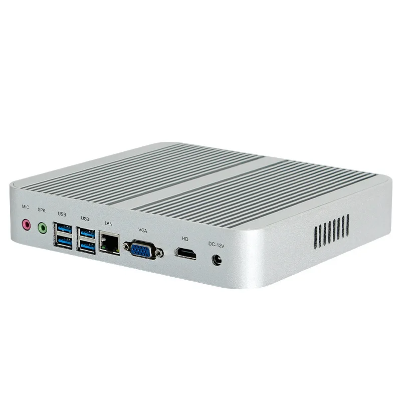 

Top Minipc I3 5015U Dual Core 12V Fanless Industrial Mini PC Win Linux Small Tower Computer Barebone Aluminum ITX Case DDR3L RAM