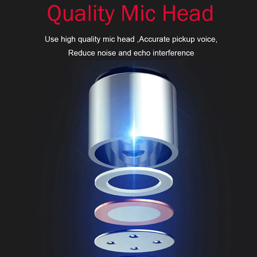 

3.5mm/USB Interface Professional Flexible Home Office Gaming Mic for PC Computer Omnidirectional Capacitor Wired Microphones