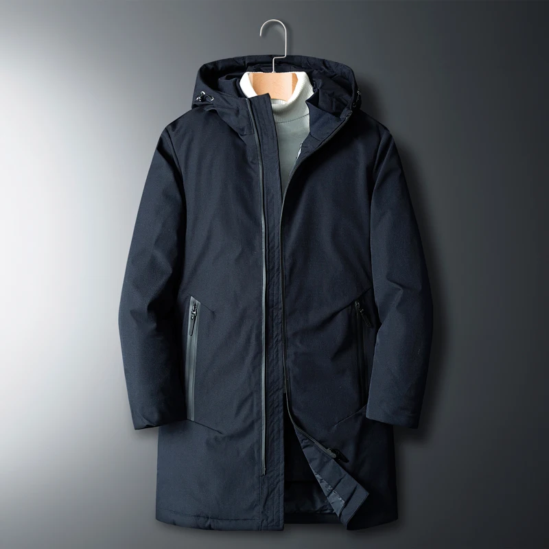 

Толстый пуховик и парка большого размера 6XL 7XL 8XL 2020 брендовая сохраняющая тепло зимняя мужская Черная куртка с подкладкой
