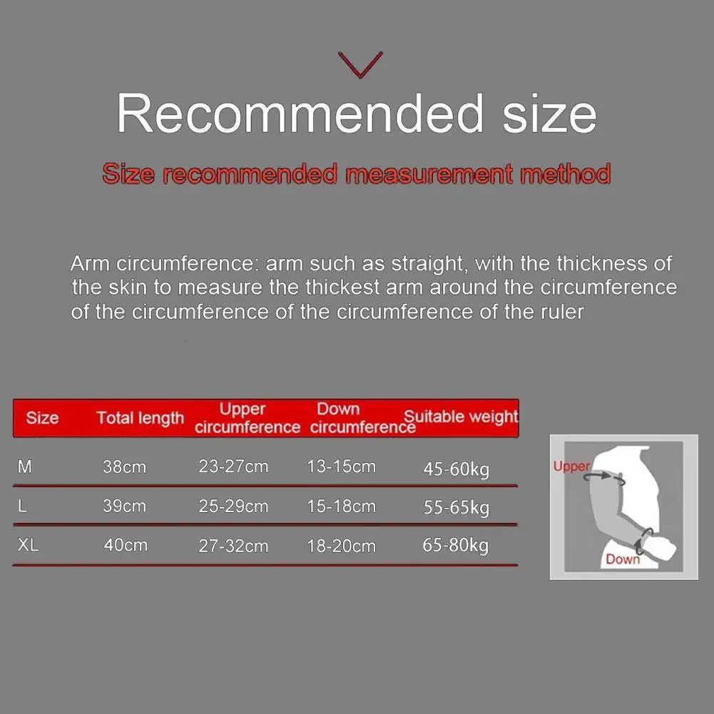 

Arm Sleeve Elbow Support Brace Joint Arm Pain Relief Sun Cover Football Arm For Sport Protection UV Basketball Running Z1F6