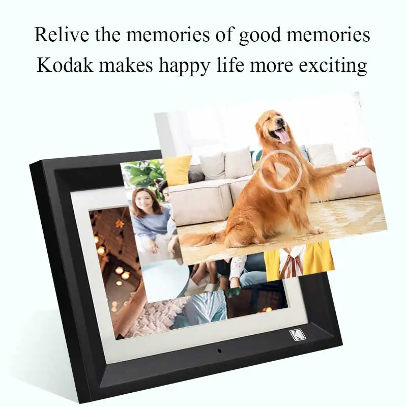 Цифровая фоторамка KODAK 7 дюймов Full HD ЖК дисплей цифровая с пультом дистанционного