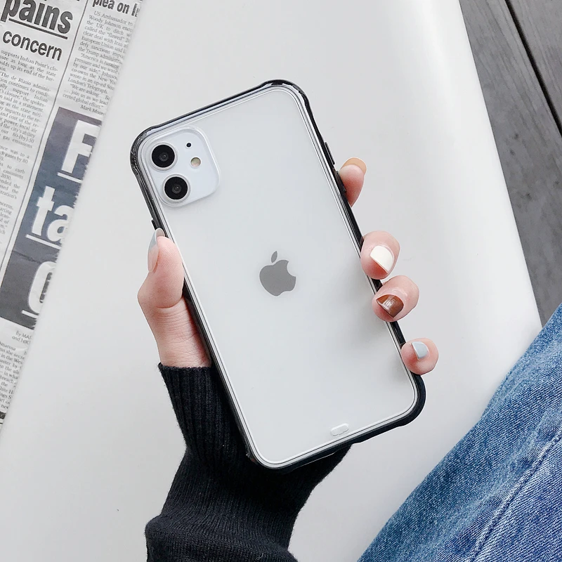 Fashion Transparent Scrub Case For iPhone XR 11 Pro XS Max X Matte Cover iphone 7 8 6 S 6S Plus 7Plus | Мобильные телефоны и