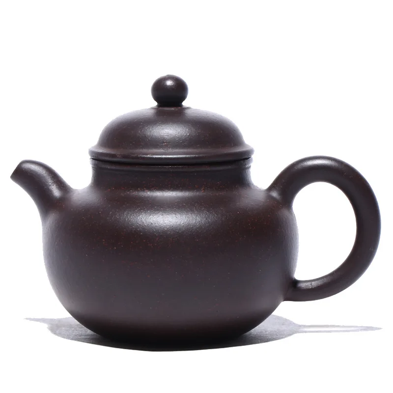 

Yixing famous handmade purple clay teapot, Jiuli Zhusha duoqiu teapot, kungfu tea set