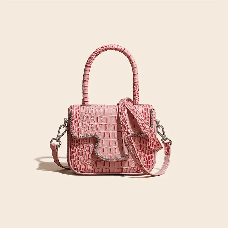 

Genuine Leather Women Totes 2021 New Fashion Alligator Diamond Single Shoulder Bags Ladies Famous Handbags Channels Handbags Gg