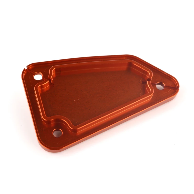 

Fit For KTM Duke 790 2018 2019 2020 Master Cylinder Rear Front Brake Fluid Reservoir Cap Cover Plug CNC USA Stock Orange
