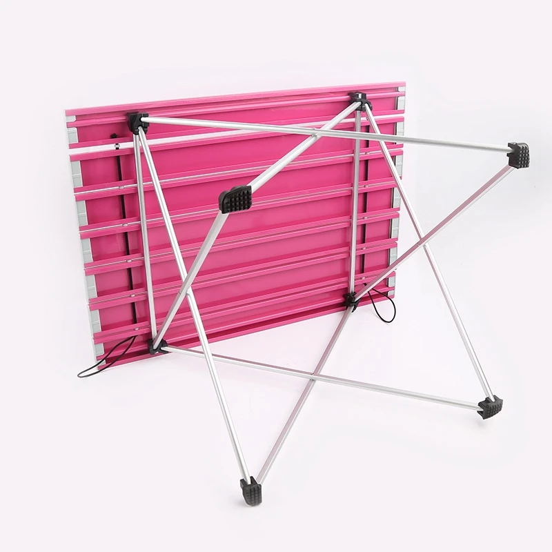 Портативный складной стол из алюминиевого сплава для путешествий на открытом