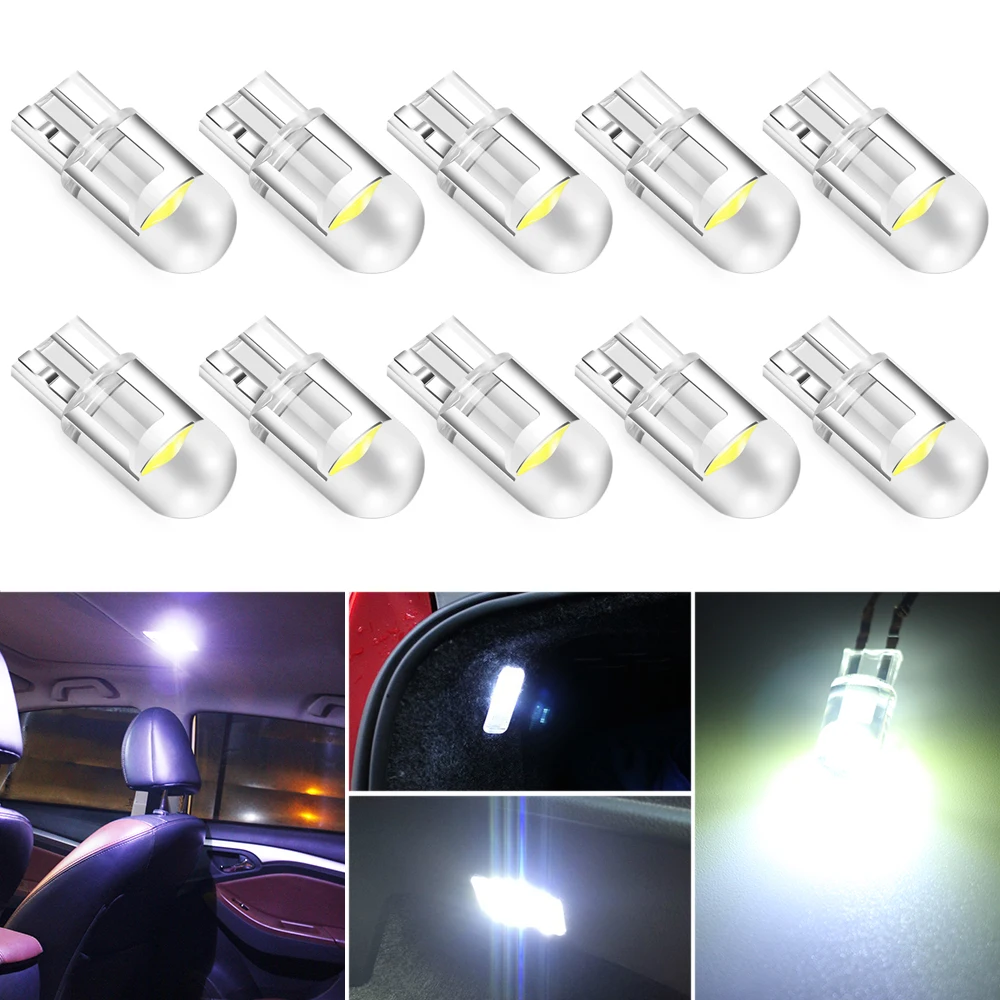 10 шт. Автомобильные светодиодные лампы T10 W5W для Kia Rio K2 Sportage Soul Mazda 3 6 CX 5 Lada Skoda Octavia A5