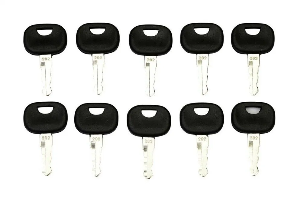 

10pc Ignition Keys for Volvo Wheel Loaders & John Deere Equipment #RE183935 202
