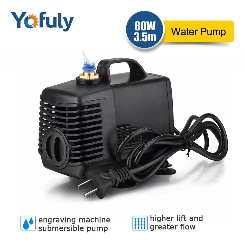 

Инструмент для водяного насоса, 80 Вт, 3,5 м, охлаждающий насос 220-240 В, высокая мощность, двигатель шпинделя кВт и двигатель шпинделя кВт