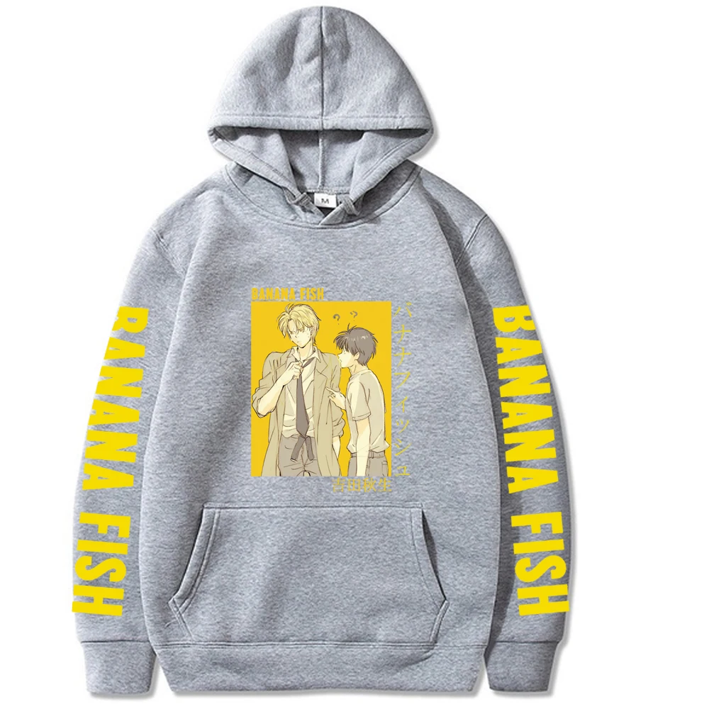 

Banana Fish Hoodie Anime Pullovers Tops Loose Long Sleeves Hip Hop