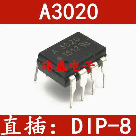 

20 шт./лот A3020V A3020 HCPL-3020 HP3020 DIP8 8