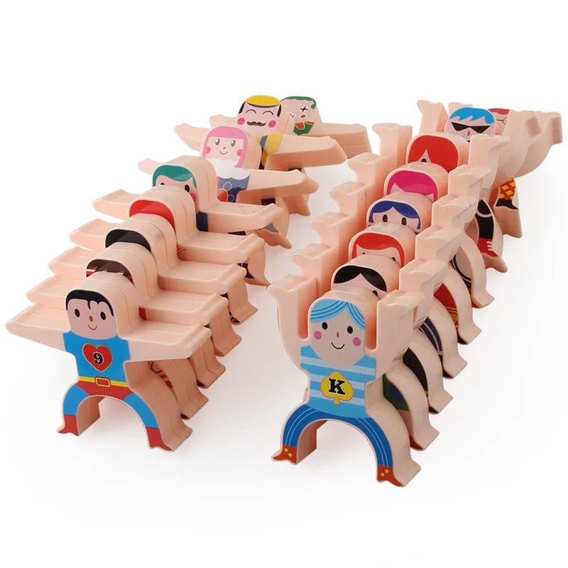 Children's Hercules Jenga Building Blocks Parent-child Stacking High Game Balanced Stacking Arhat Indoor Decompression Toys enlarge