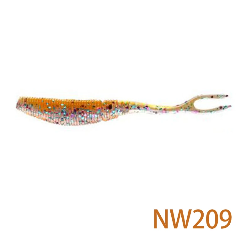 NW209 NOEBY мягкие силиконовые приманки для рыбалки, искусственная Мягкая приманка, 75 мм, 100 мм, 125 мм, Isca Para Pesca Leurre, рыболовные снасти для карпа - Цвет: NW209