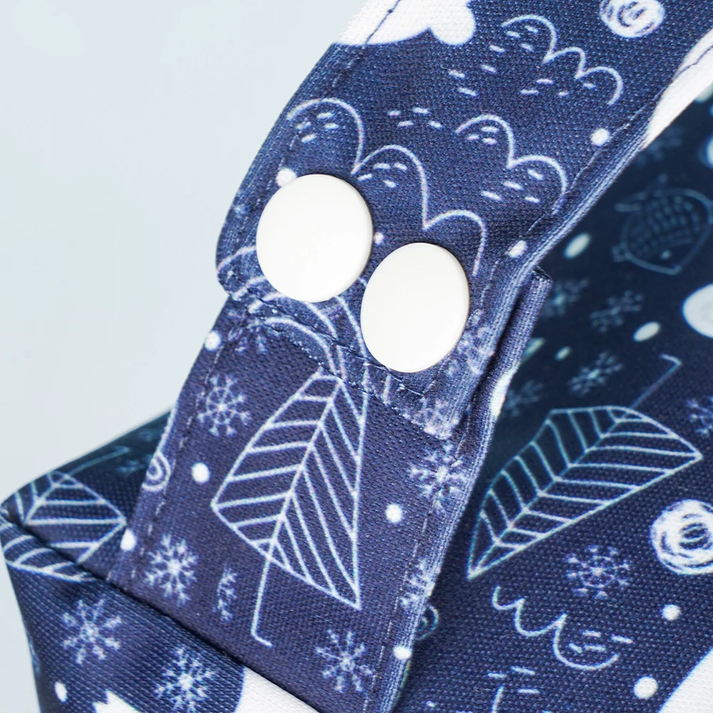 Happyflute Baby Cloth Diaper Bag Waterproof  Washable Reusable Wetbag  Fashion Diaper Pods Can Hold 5-10Pieces AIO Diapers