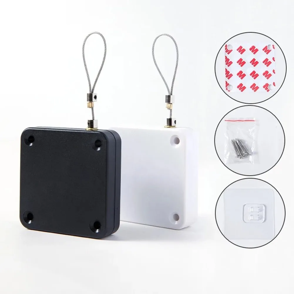 

Door Closer 63×63×16mm 500g/800g/1000g Punch-Free Automatic Door Closer Tension Closing Device Door Hardware