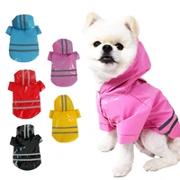 four seasons universal pet raincoat pet dog hoodie universal waterproof dog jacket raincoat cat rain clothes pet supplies