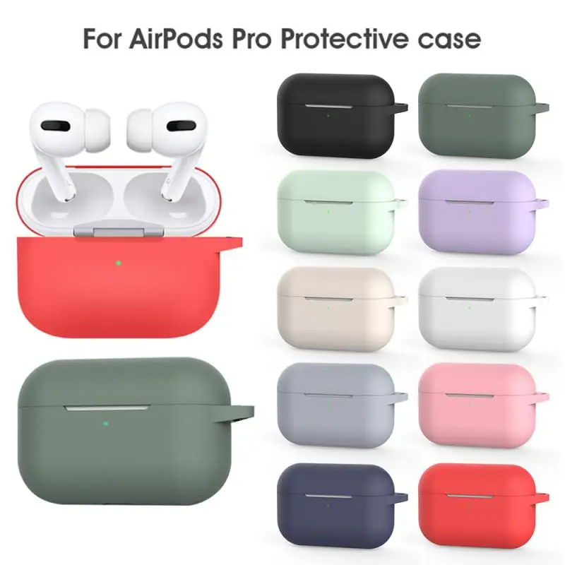 Чехол для наушников AirPods Pro защитный чехол беспроводной гарнитуры с защитой от