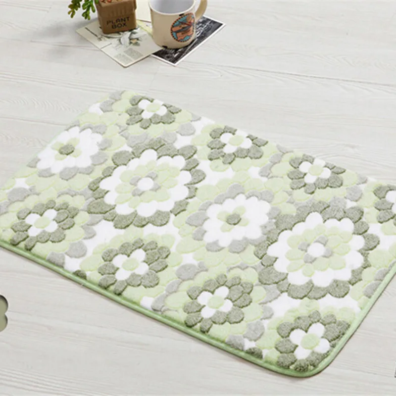 Новый размер 40 см * 60 украшение дома ковер Ванная комната ковролин разноцветный