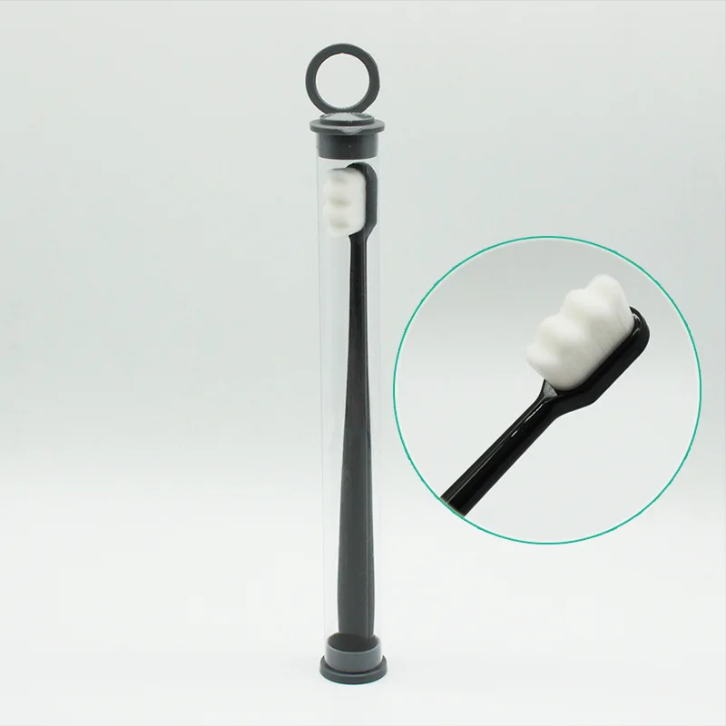 Мягкая зубная щетка из миллиона волокон ультратонкая волнистая нано Экологичная