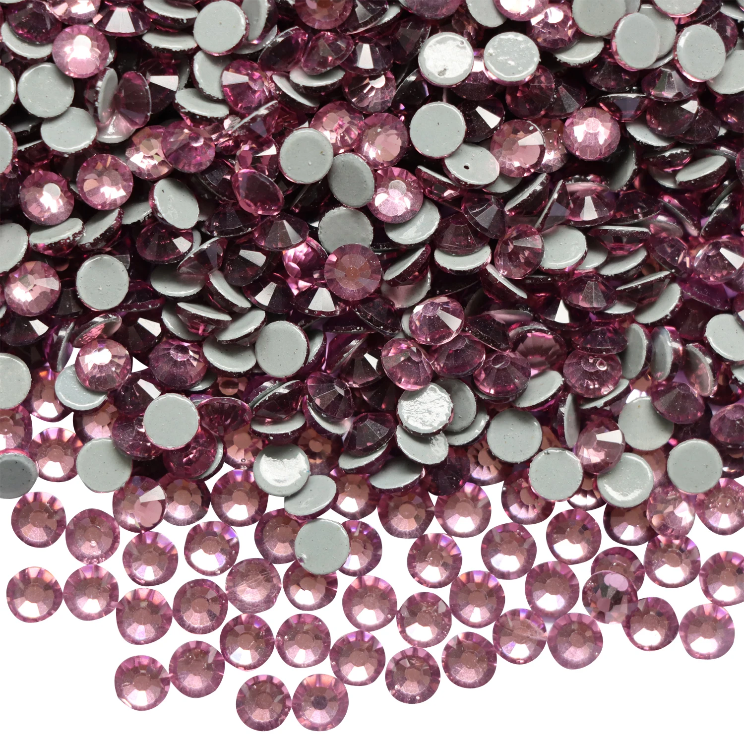 Light Amethyst / Purple Hot Fix Rhinestones Iron On Flatback Crystal Glass Stones DIY Jewelry Making Accessories | Дом и сад