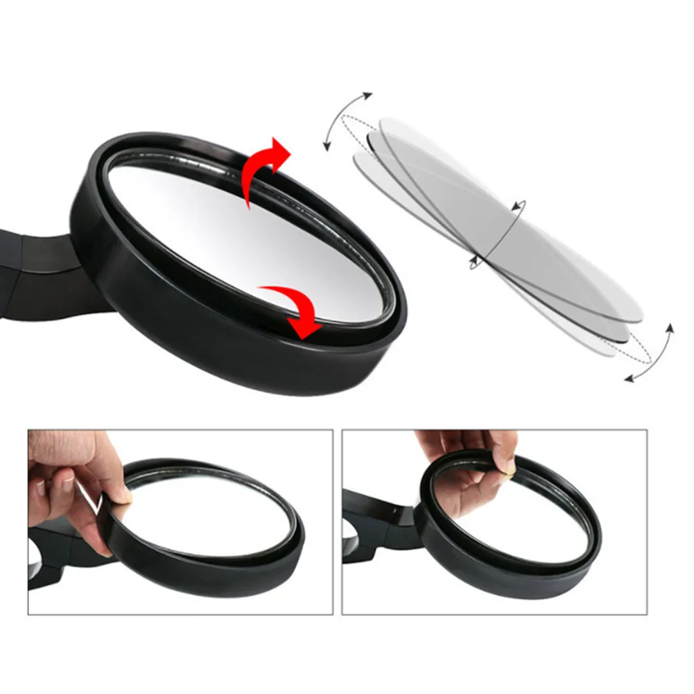 

2Pcs 1.75 Inch Wideview Angle All-terrain Vehicle UTV Round CNC Rearview Mirrors Rearview Mirror