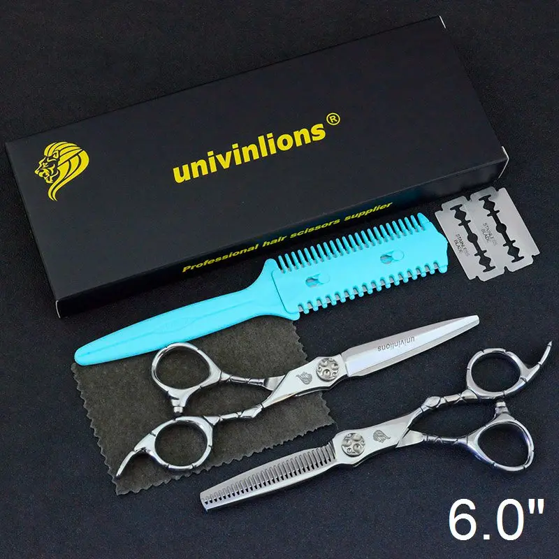 Univinlions 6 &quotножницы для волос Парикмахерские ножницы Профессиональные аксессуары
