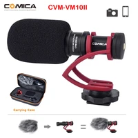 comica cvm vm10ii vm10 ii microphone mini cardioid directional condensador microfone mic fro gopro smartphone mirrorless camera
