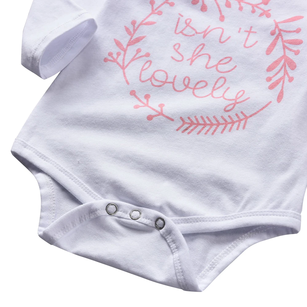 Комплект из 4 предметов розовый комбинезон для девочек с длинными рукавами