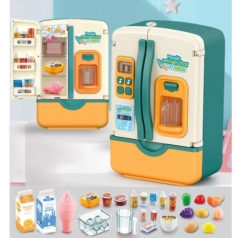 

Игрушечная кухня, детская имитация мебели на холодильник, семейная забавная игра, ролевая игра для детей, подарки на день рождения