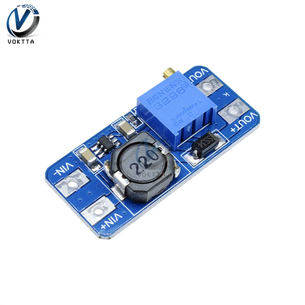 DC-DC 12V 2A плата бустера модуль преобразователя мощности MT3608 усилителя