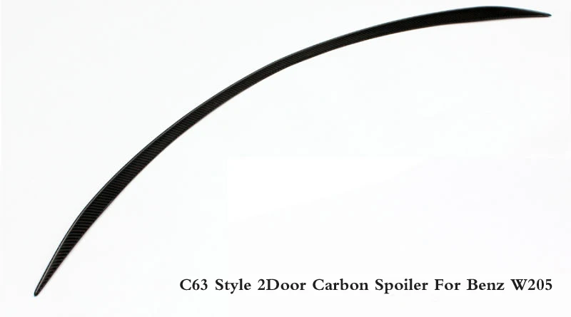 

C6-3 Style Carbon fiber Trunks 2Door 4Door Spoiler Fit For Benz C-Class W205 C300