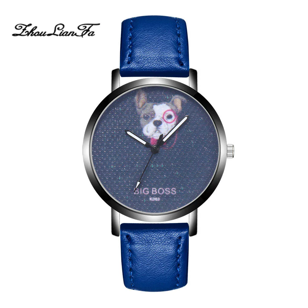 Новая мода прекрасные собаки дизайн спортивные мужские часы кварцевые наручные