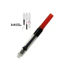 5 шт. 2,6 мм соответствуют международным стандартам Пластик Картриджи-насосы перьевая ручка конвертер