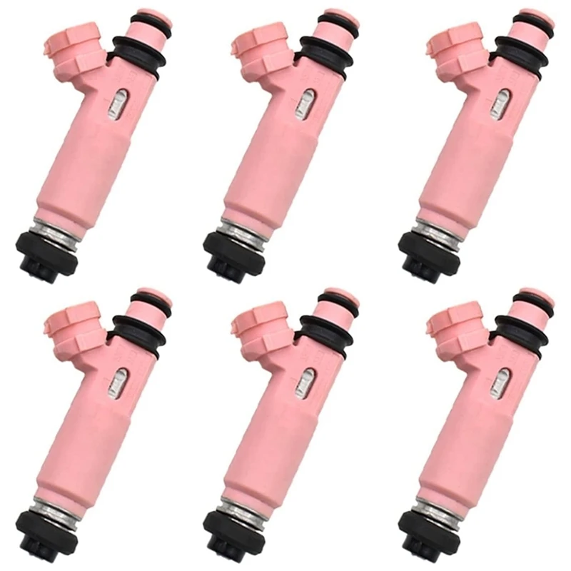 

6 Pcs/Lot Fuel Injector Nozzle for Mitsubishi Pajero Sport 6G72 3.0 195500-4140 MR507376