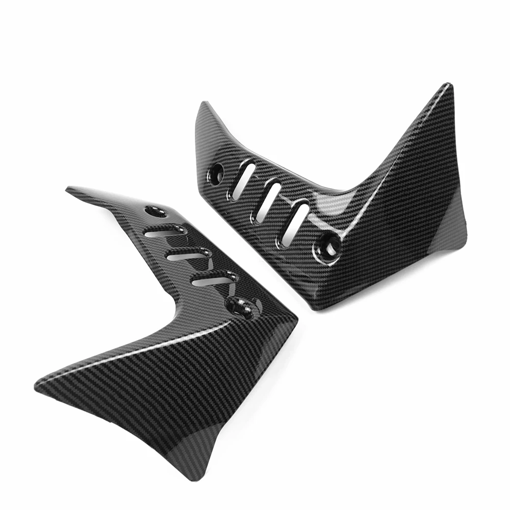 1 пара черные и зеленые карбоновые зеркальные боковые накладки для kawaski Z750 2004 2005