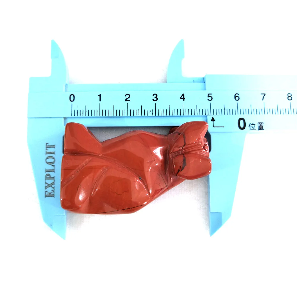 2 inch Natural Gemstone Hand Carved Quartz Crystal Dogs Decoration Gift Animal Figurines ZX | Дом и сад