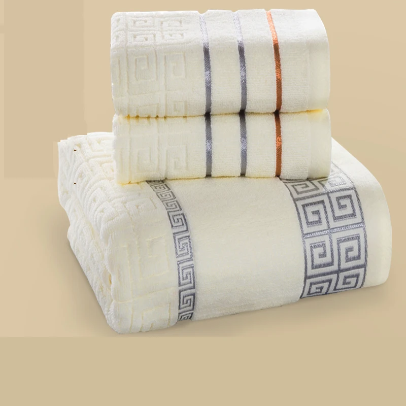Bath Towels for Adults Sets Serviette De Bains Coton Cotton Luxury Towel Soft Super Absorbent Cloth Cotton Towels Bathroom 60T41
